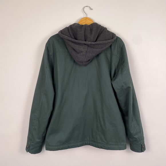 Billabong Barlow Hooded Jacket in Dark Forest Large - Picture 7 of 7